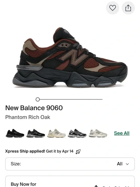 New Balance 9060 Phantom Rich Oak - Picture 9 of 9